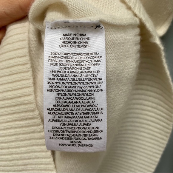 POLO Ralph Lauren Alpaca wool blend sweater size small - Picture 7 of 7